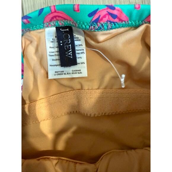 J. Crew Smocked Ella One Piece Swimsuit Resort Vacation Regal Rose Small - Picture 4 of 7